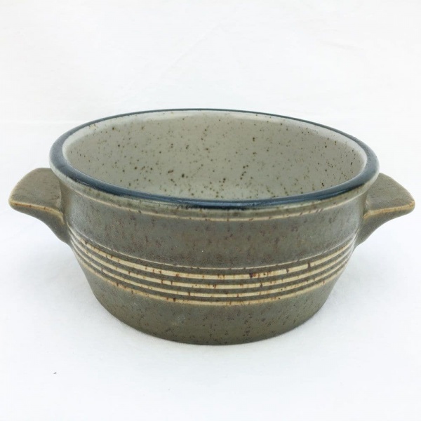 Purbeck Pottery Studland Lug Handled Soup Bowls