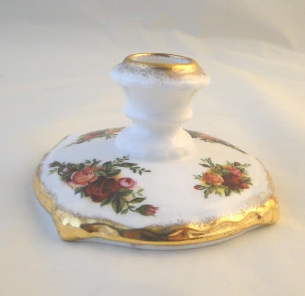 Royal Albert Old Country Roses Candlestick Holders