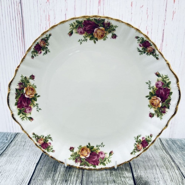 Royal Albert Old Country Roses Eared Serving Plate, 10.5''
