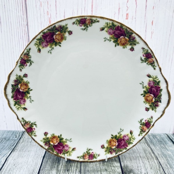 Royal Albert Old Country Roses Eared Serving Plate, 12.5''
