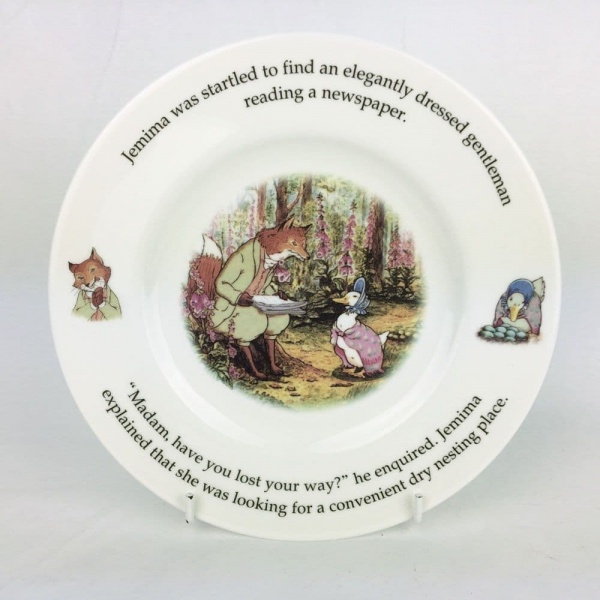 Royal Doulton Beatrix Potter Jemima Puddleduck 8'' Plates