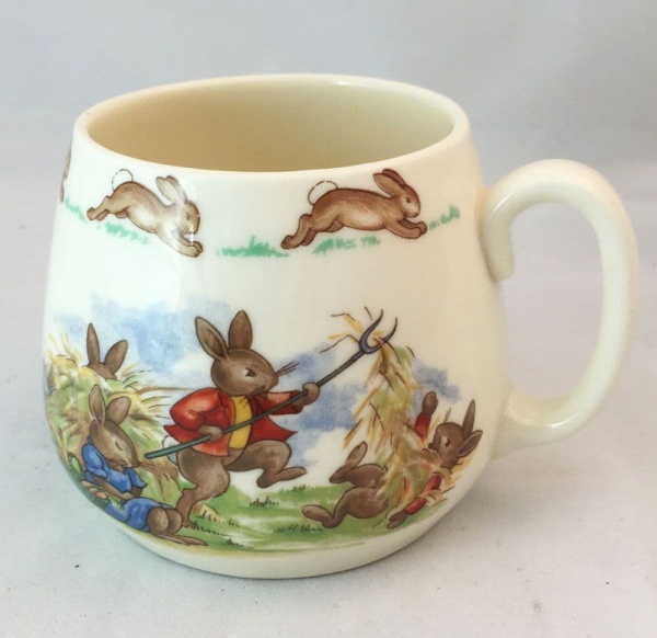 Royal Doulton Bunnykins  Cup, Haymaking