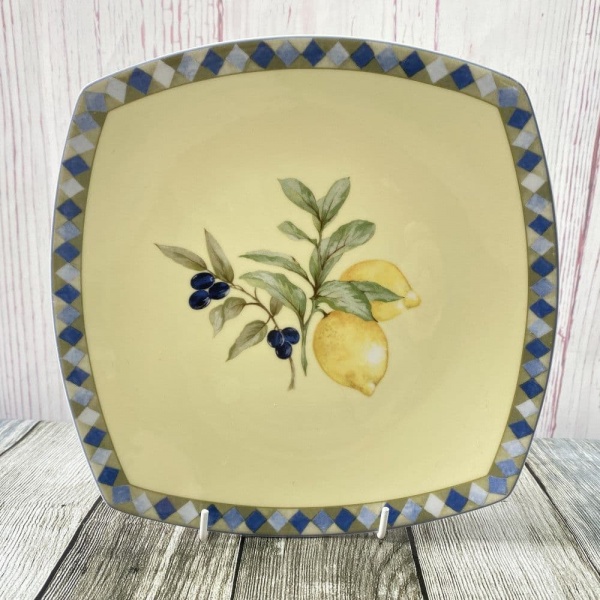 Royal Doulton Carmina Square Salad/Breakfast Plate (Olives & Lemons)