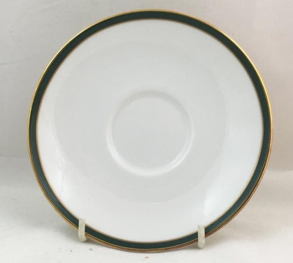 Royal Doulton, Oxford Green, T.C.1191 Tea Saucers,  Second Quality