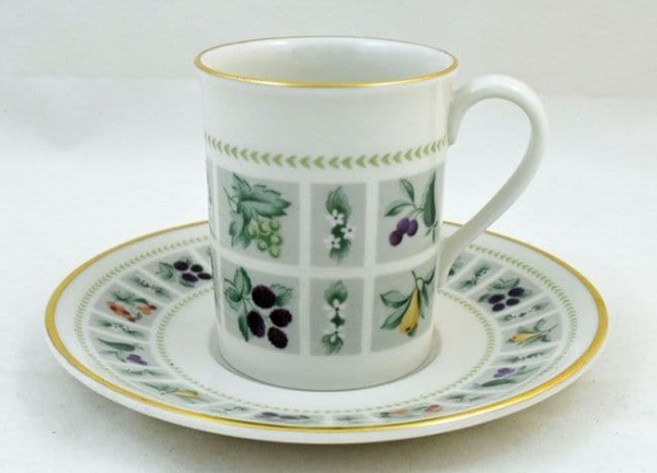 Royal Doulton Tapestry (TC 1024) Demi-tasse Coffee Cups and Saucers