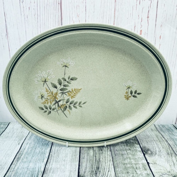 Royal Doulton Will o' the Wisp Oval Serving Platter, 16.25'' (Rimmed)