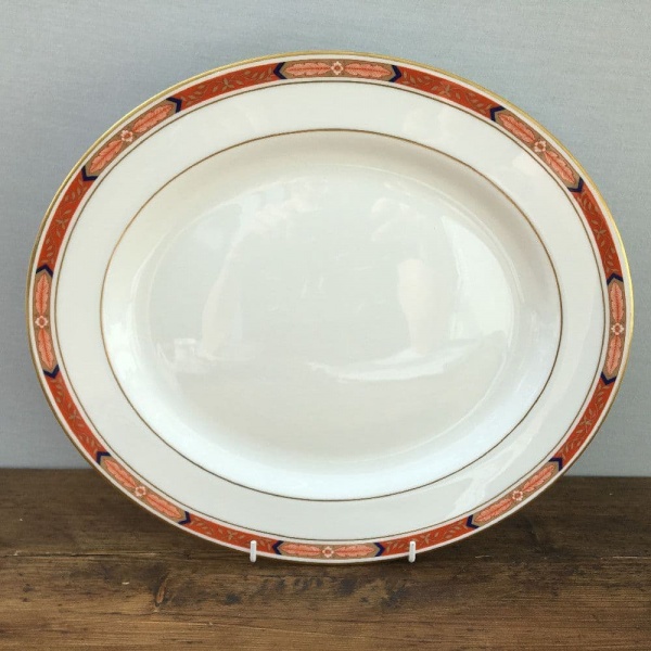 Royal Worcester Beaufort (Rust) Oval Serving Platter, 13''
