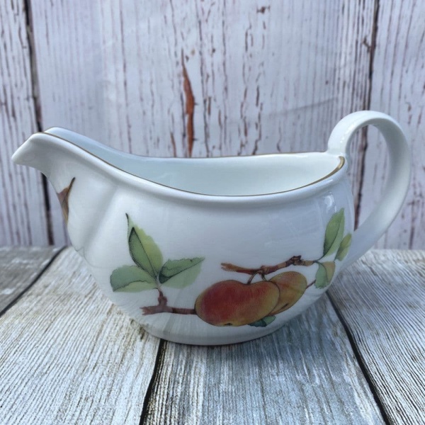 Royal Worcester Evesham Gold Gravy/Sauce Jug (Blackberry/Apple)