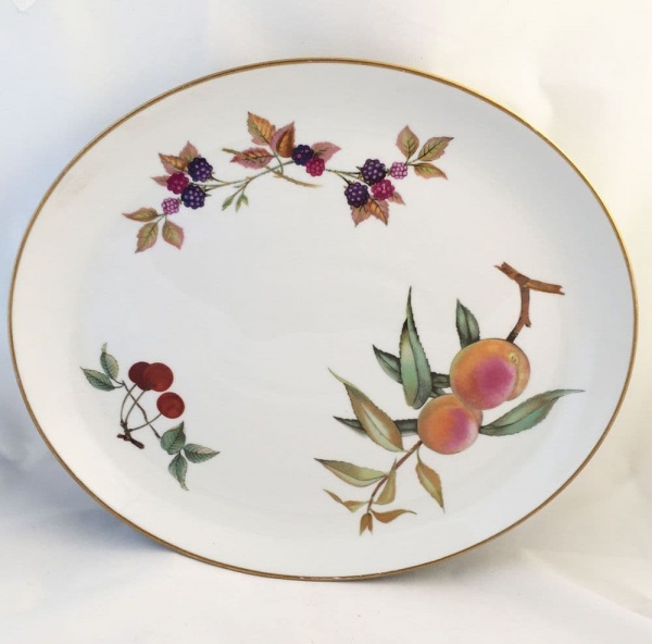 Royal Worcester Evesham (Gold) Oval Serviing Platters