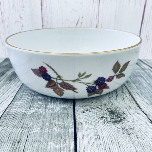 Royal Worcester Evesham Gold Salad/Fruit Bowl, 8'' (Apple/Pear/Blackberry/Peach)