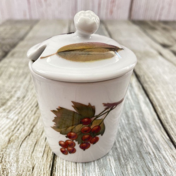 Royal Worcester Evesham Mustard Pot