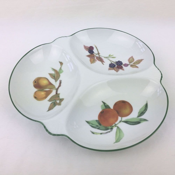 Royal Worcester Evesham Vale Hors D'oeuvre Dishes