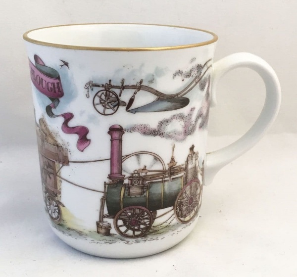 Royal Worcester Mugs, God Speed The Plough
