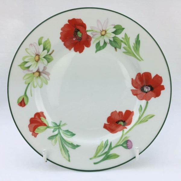 Royal Worcester Poppies Tea Plates