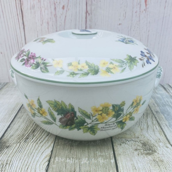 Royal Worcester, Worcester Herbs Lidded Serving Dish, 4 Pints (Made in England)