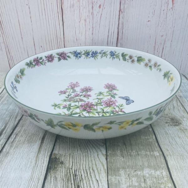Royal Worcester, Worcester Herbs  Open Serving Bowl, 12.5'' (Made in England)
