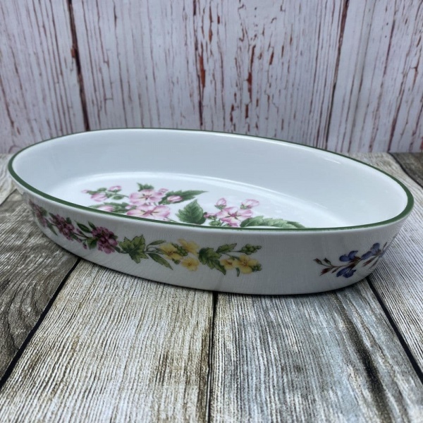 Royal Worcester, Worcester Herbs Oval Roaster (Made in England)