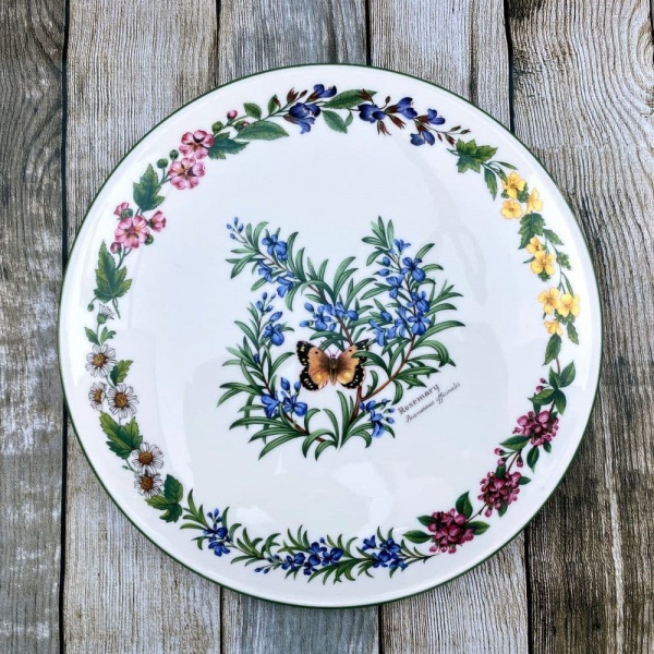 Royal Worcester, Worcester Herbs  Round Gateau Plate (Made in England)