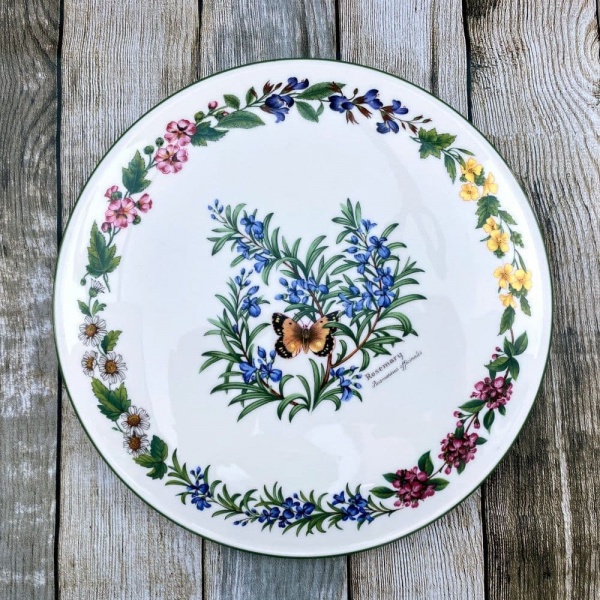Royal Worcester, Worcester Herbs Round Gateau Plate (Made in England)