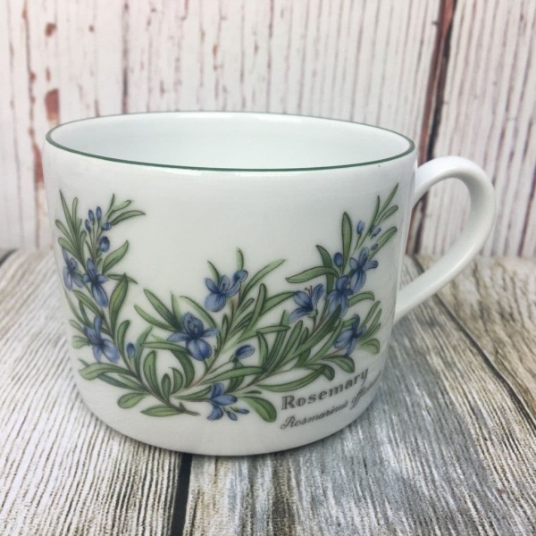 Royal Worcester, Worcester Herbs Straight Sided Tea Cup (Made in England)