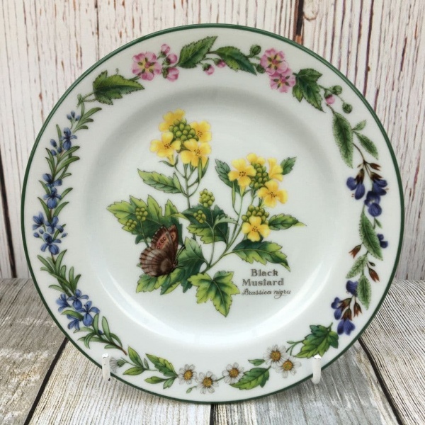 Royal Worcester, Worcester Herbs  Tea Plate, 6.75'' (Made in England)