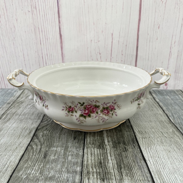 Royal Albert Lavender Rose Lidded Vegetable Dish (Missing Lid)