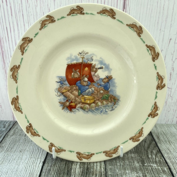 Royal Doulton Bunnykins 8'' Plate - On A Raft