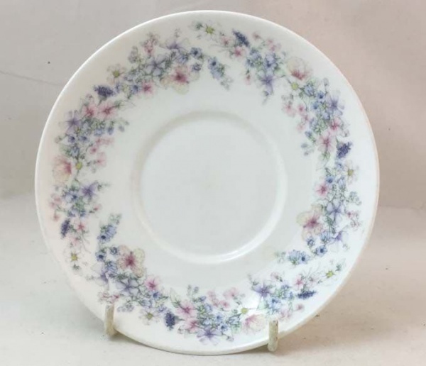 Wedgwood Angela (Plain Edge) Saucers for Tea Cups