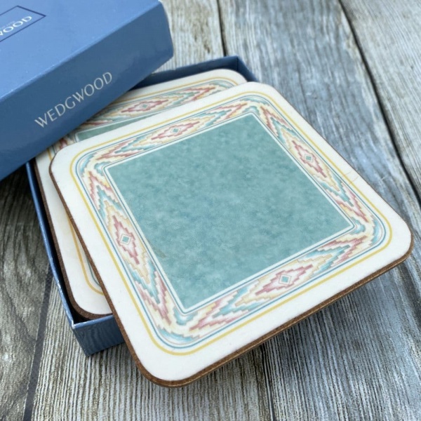 Wedgwood Aztec Cork Coasters (Set of 6)