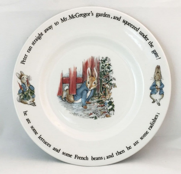 Wedgwood, Beatrix Potter, Peter Rabbit Breakfast Plates