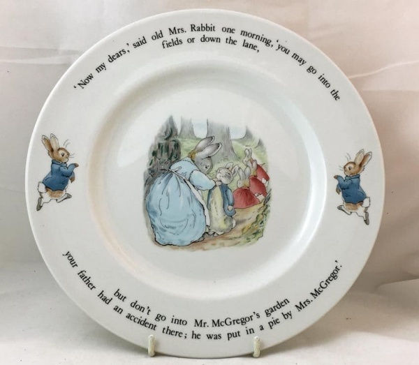 Wedgwood, Beatrix Potter, Peter Rabbit Dinner Plates