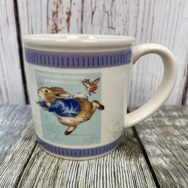 Wedgwood Beatrix Potter, Peter Rabbit Mug - Peter Ran and Ran