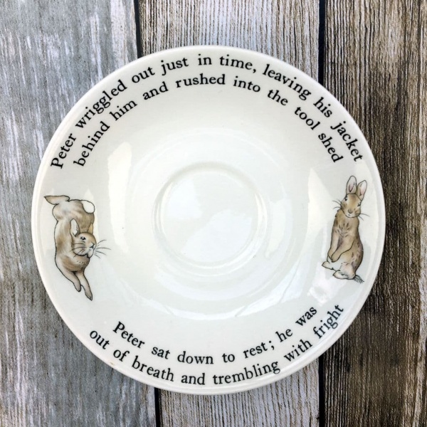 Wedgwood, Beatrix Potter, Peter Rabbit Tea Saucer