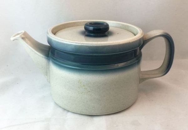 Wedgwood Blue Pacific Teapots, 1.75 Pints