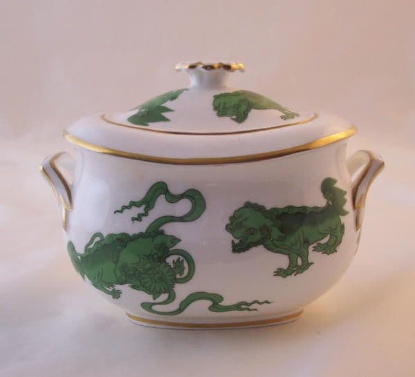 Wedgwood Chinese Tigers Lidded Sugar Box