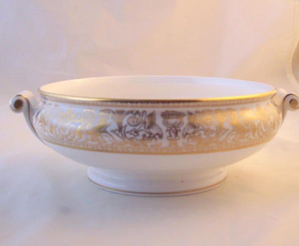 Wedgwood Gold Florentine (W4219) Vegetable Tureen Base Only