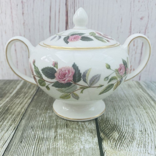 Wedgwood Hathaway Rose Lidded Sugar Bowl (Round)