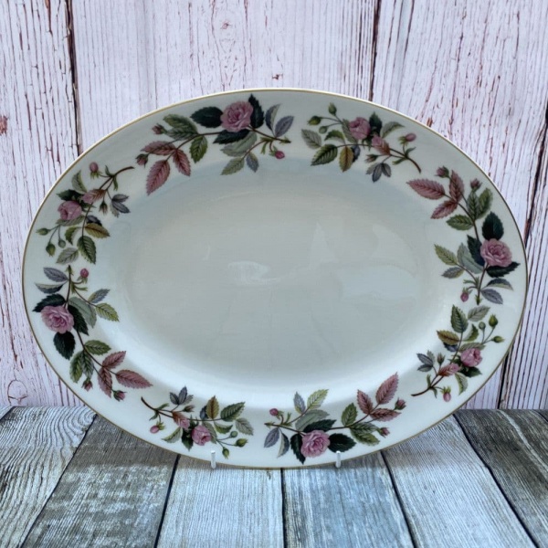 Wedgwood Hathaway Rose Oval Platter, 14''