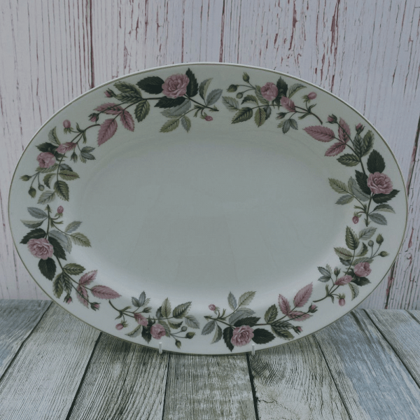 Wedgwood Hathaway Rose Oval Platter, 15.25''