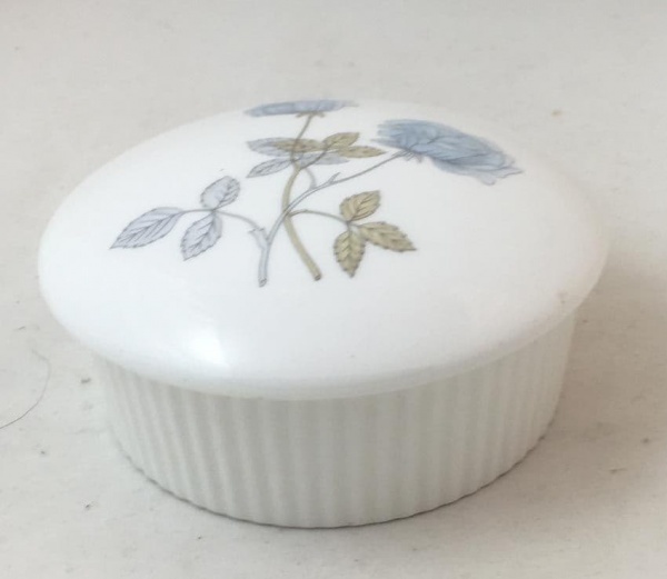 Wedgwood Ice Rose Circular Lidded Boxes