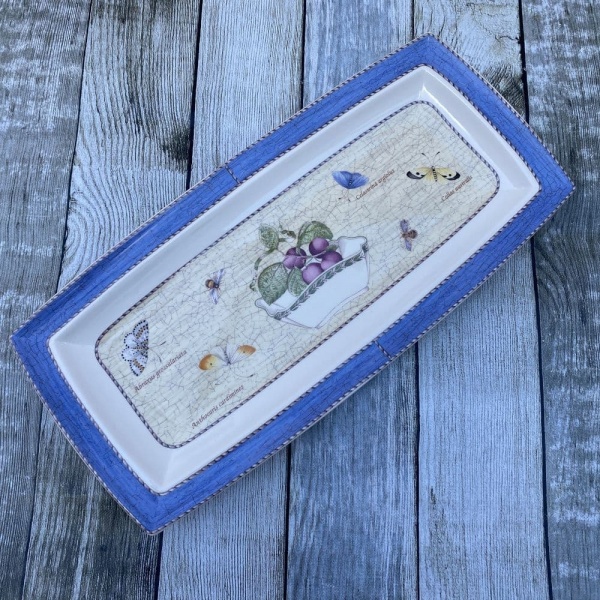 Wedgwood Sarah's Garden Sandwich Tray (Blue)