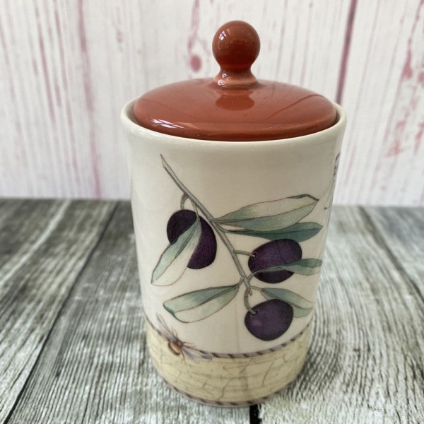 Wedgwood Sarah's Garden Storage Jar, Small, Straight Sided (Cream)