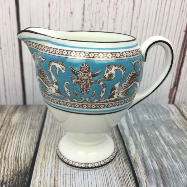 Wedgwood Turquoise Florentine Cream Jug