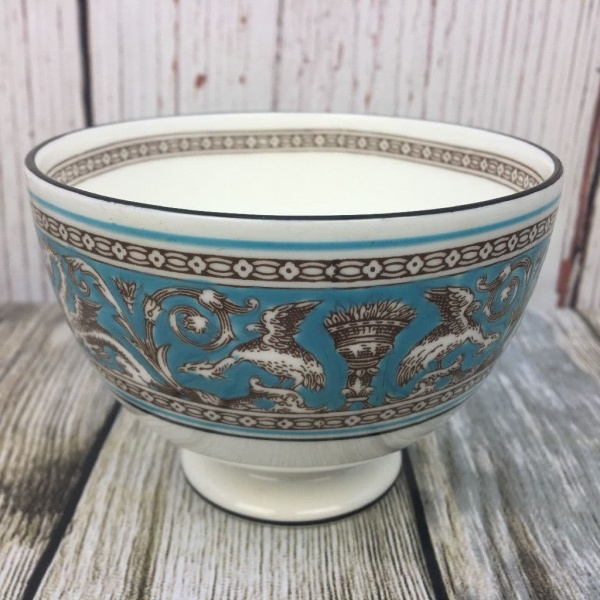 Wedgwood Turquoise Florentine Footed Sugar Bowl (Tea Set)