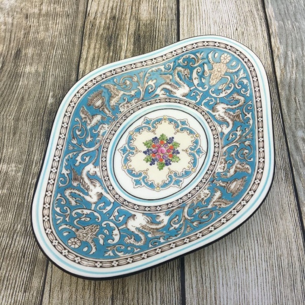 Wedgwood Turquoise Florentine Gravy Boat Stand