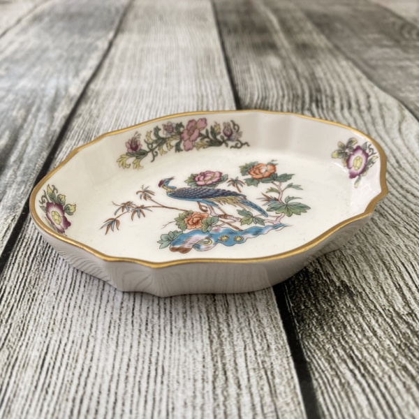 Wedgwood Kutani Crane (Gold) Oval Trinket Dish