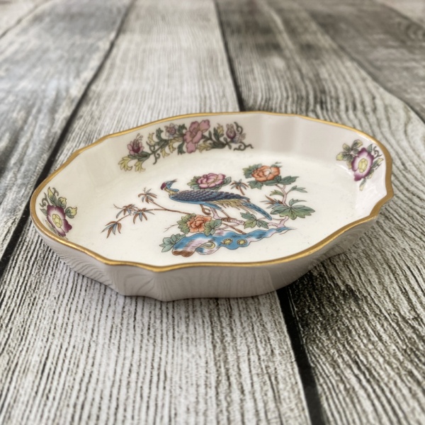 Wedgwood Kutani Crane (Gold) Oval Trinket Dish