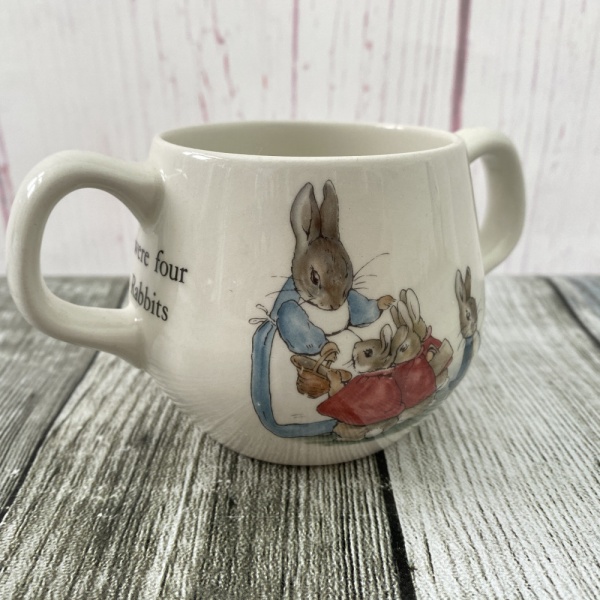 Wedgwood Beatrix Potter Peter Rabbit Double Handled Cups/Mugs - There were four little rabbits